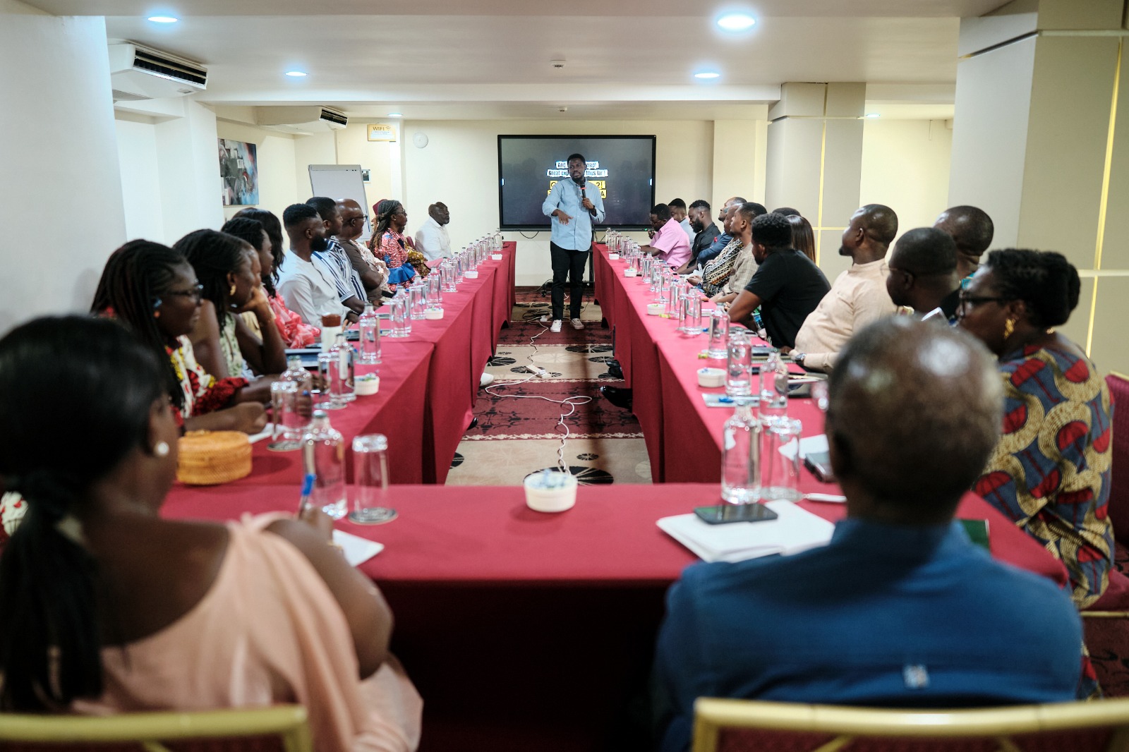 Executive seminar session with industry leaders in Accra